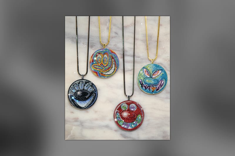 Dan Life and Kenny Scharf Partner on Four Brilliant Crystal Pendants