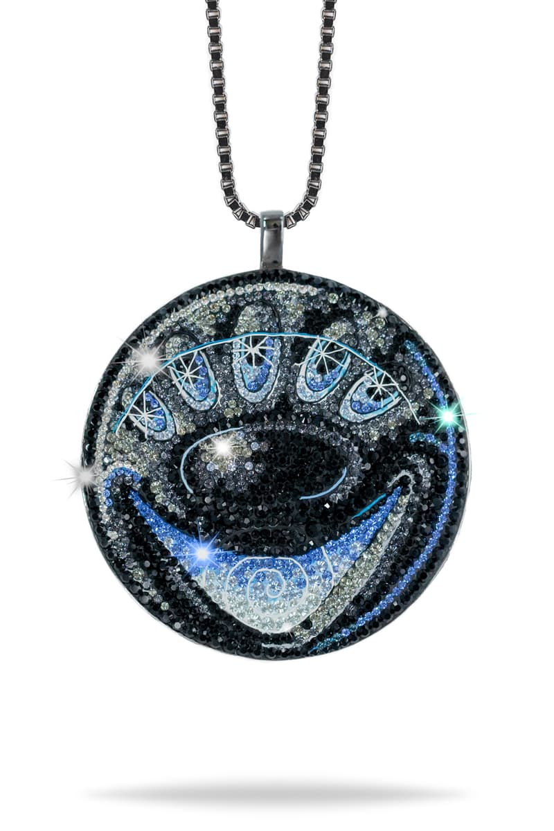 Dan Life x Kenny Scharf Tondo Diamond Pendant Art