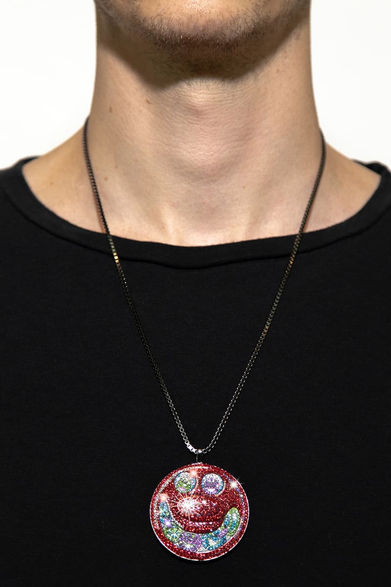 Dan Life x Kenny Scharf Tondo Diamond Pendant Art