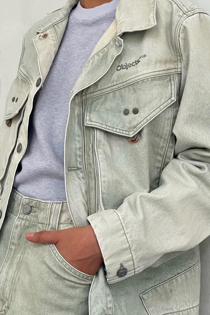 Daniel Arsham Objects IV Life Brand Launches Debut Collection tote workwear blazer denim jeans boot tee jacket keychain hoodie June 22 release info date price