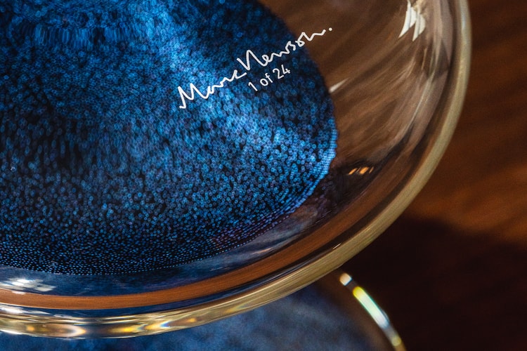 De Bethune x HG Timepiece Blue 127 Million Nanoballs For Marc Newson Hourglass