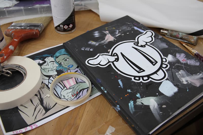 D*Face Painting Over the Cracks Exhibition Corey Helford Gallery CHG