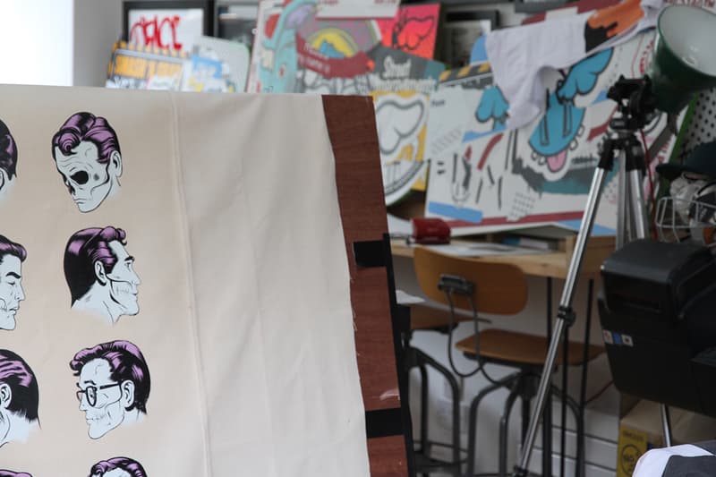 D*Face Painting Over the Cracks Exhibition Corey Helford Gallery CHG