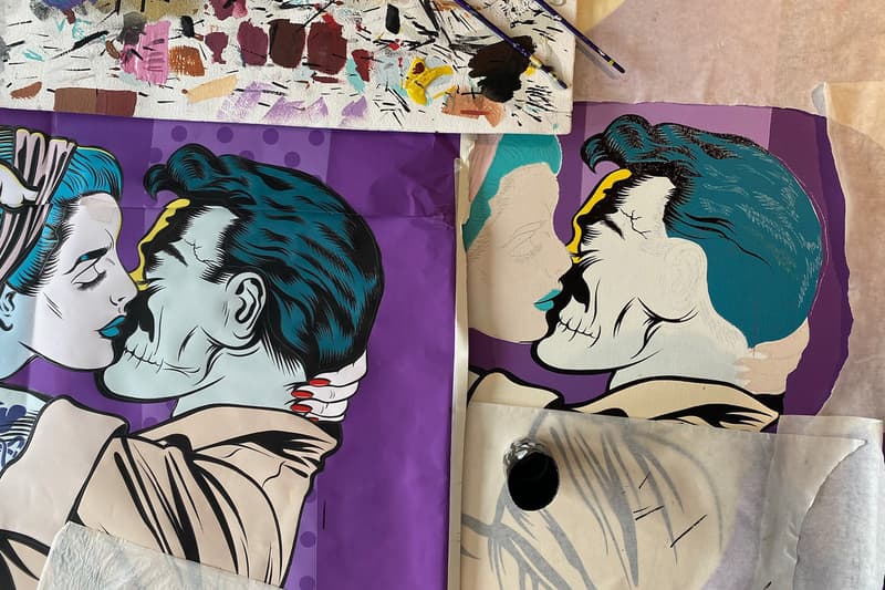 D*Face Painting Over the Cracks Exhibition Corey Helford Gallery CHG