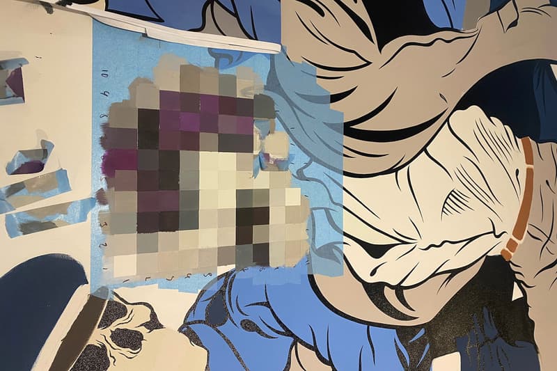 D*Face Painting Over the Cracks Exhibition Corey Helford Gallery CHG