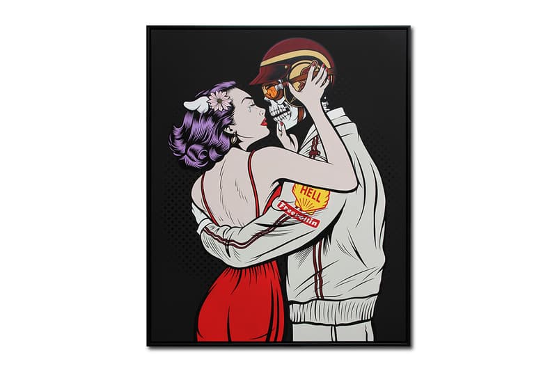 D*Face Painting Over the Cracks Exhibition Corey Helford Gallery CHG