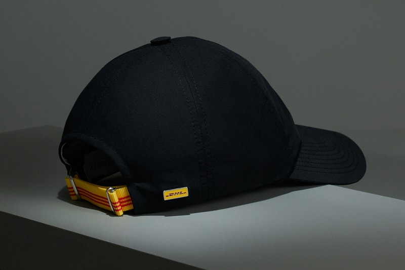 DHL International x Varsity Headwear Cap Hat Release Information Collaboration Vetements 