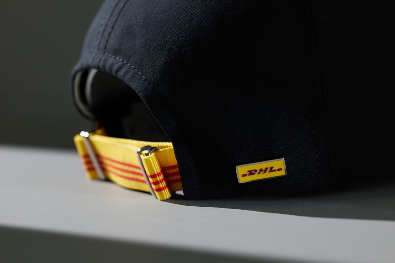 DHL International x Varsity Headwear Cap Hat Информация о сотрудничестве Vetements 