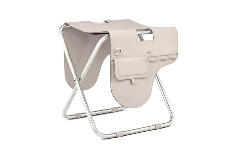 Dior Gardening Set Beige Grained Leather Bull Calfskin Kim Jones Design Outdoors Equipment 