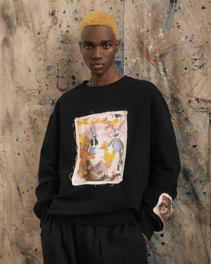 paris fashion week fall winter 2022 art fashion studio montreal rebel fashion brand clothing rabbit art artist fun bold