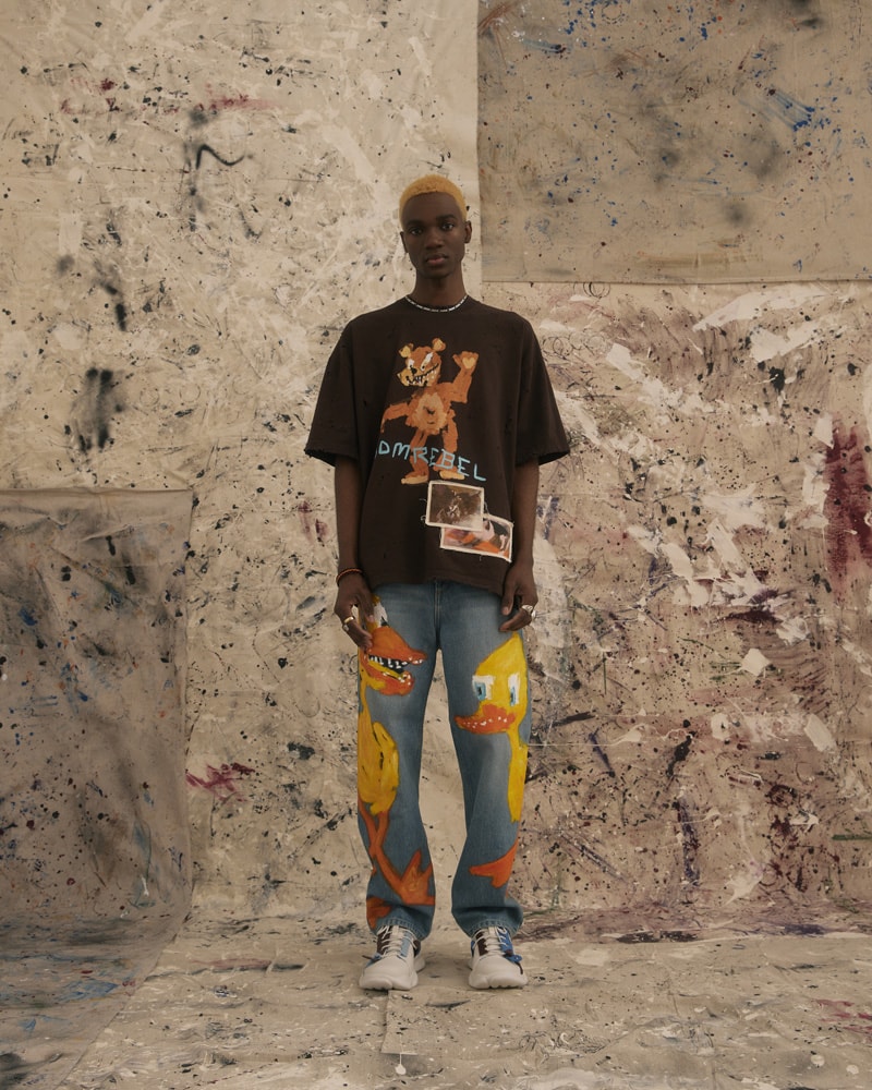 paris fashion week fall winter 2022 art fashion studio montreal rebel fashion brand clothing rabbit art artist fun bold