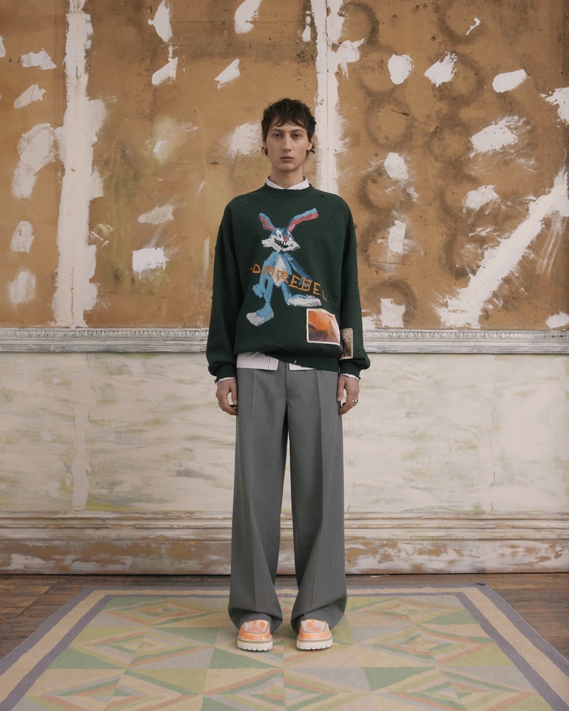 paris fashion week fall winter 2022 art fashion studio montreal rebel fashion brand clothing rabbit art artist fun bold