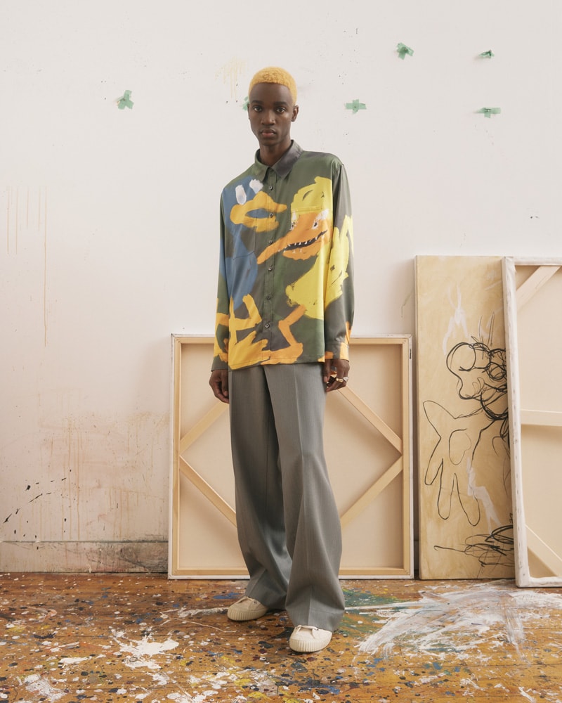paris fashion week fall winter 2022 art fashion studio montreal rebel fashion brand clothing rabbit art artist fun bold