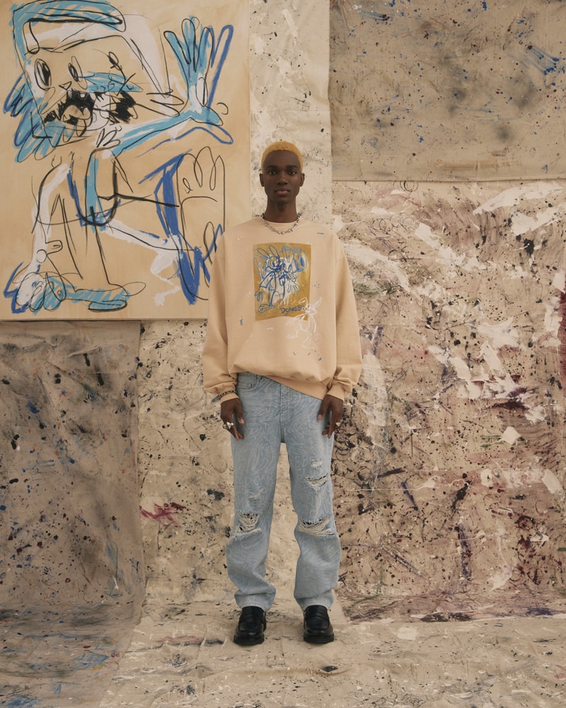 paris fashion week fall winter 2022 art fashion studio montreal rebel fashion brand clothing rabbit art artist fun bold