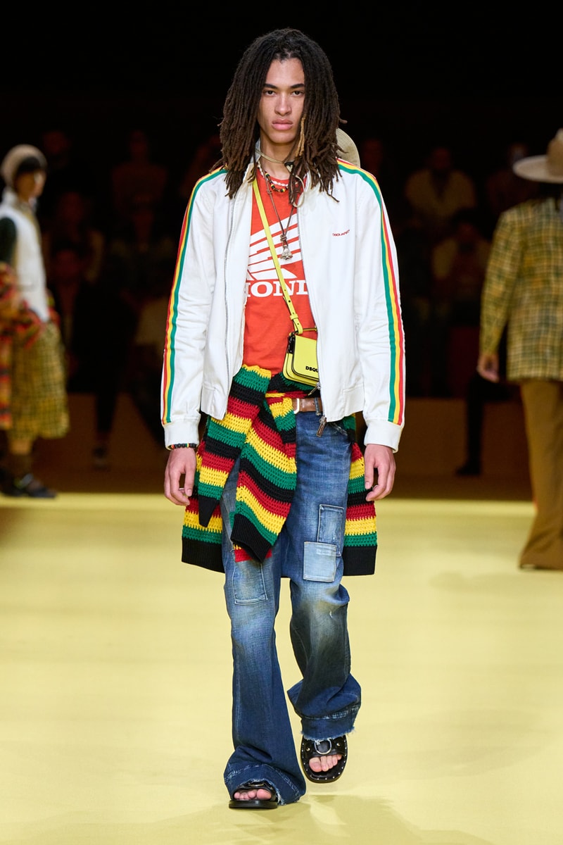 Dsquared2 New SS23 Collection Paid Tribute to Bob Marley