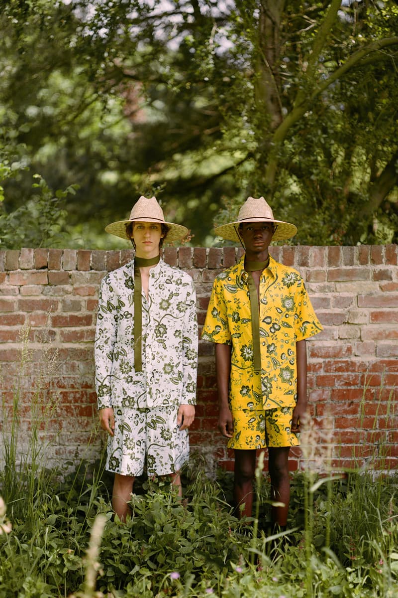 ERDEM's SS23 Men's Collection Pays Respect to Artist Cedric Morris' Benton End Refuge