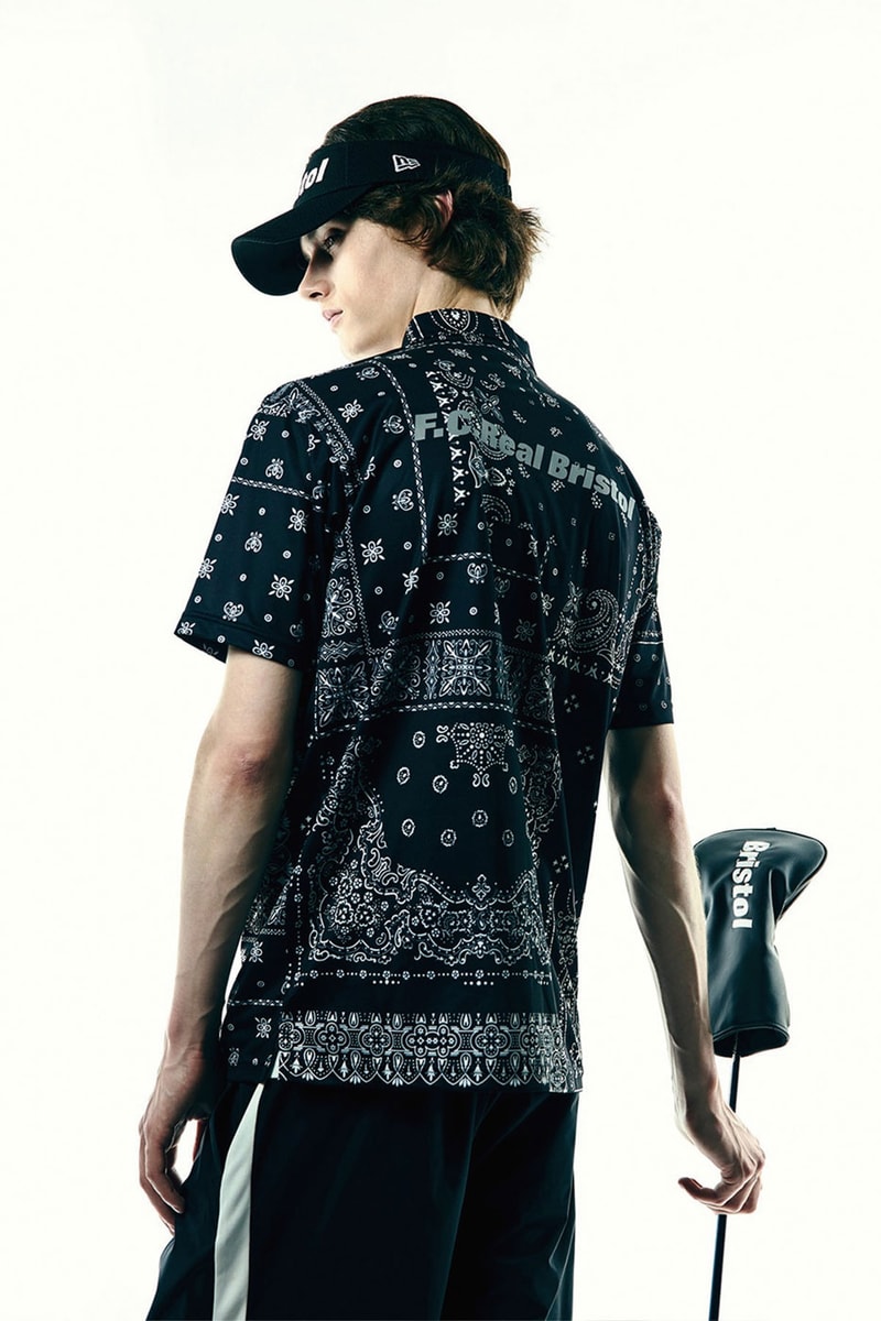 FC Real Bristol and New Era Are Taking Paisley to the Golf Course This Summer collaboration release info win and sea hirofumi kiyonaga nike lookbooks