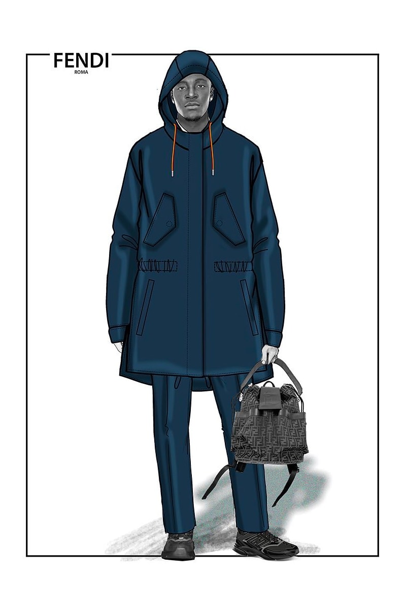 Fendi Signs Two-Year Deal With Italian Football Club AS Roma off field wardrobe casual formal navy red yellow serie A suits rome 2022 2023 silvia venturini news info