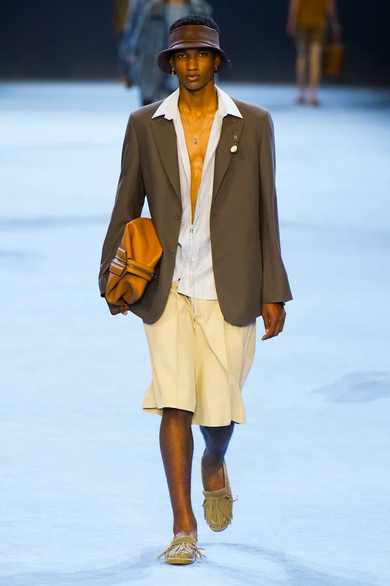 Fendi Spring Summer 2023 SS23 Runway Show Milan Fashion Week Mens Silvia Venturini Fendi Baguette Bag Denim