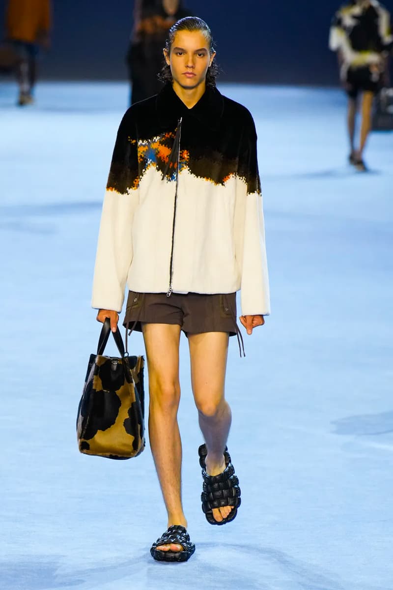 Fendi Spring Summer 2023 SS23 Runway Show Milan Fashion Week Mens Silvia Venturini Fendi Baguette Bag Denim