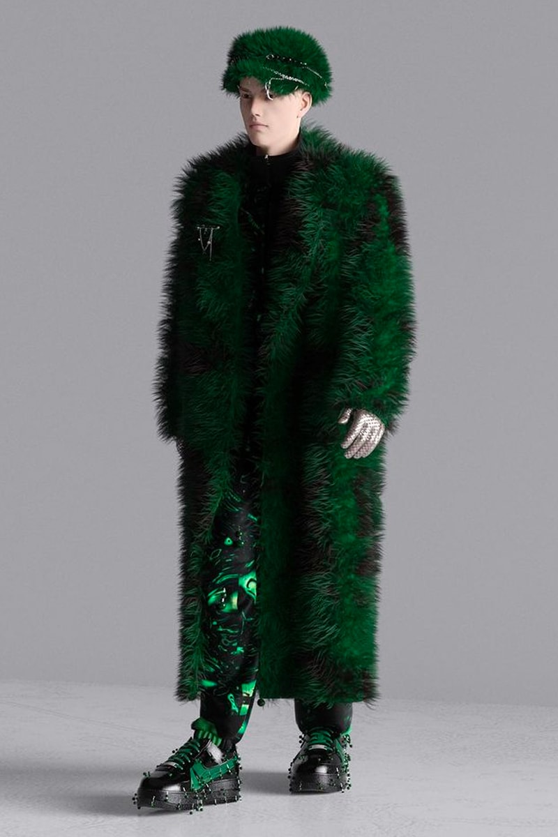 Feng Chen Wang Shanghai Fashion Week Metaverse show real virtual men women made to measure seasonless fw22 custom nike air force 1 sneakers release info date
