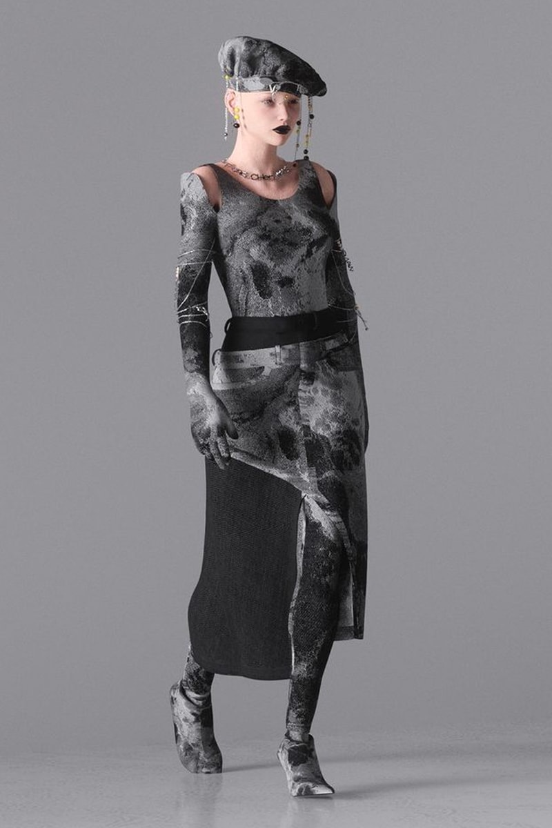 Feng Chen Wang Shanghai Fashion Week Metaverse show real virtual men women made to measure seasonless fw22 custom nike air force 1 sneakers release info date