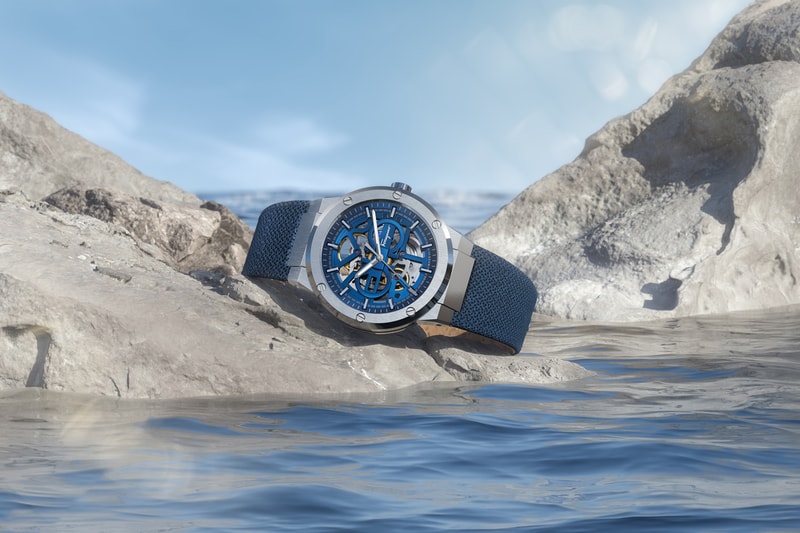 salvatore Ferragamo f-80 skeleton watch national ocean month sustainable watches