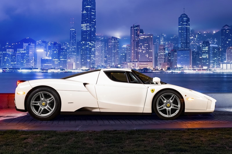 Ferrari Enzo One-Off White Bianco Avus Rare Limited Edition Modern Classic Supercar RM Sothebys Auction For Sale