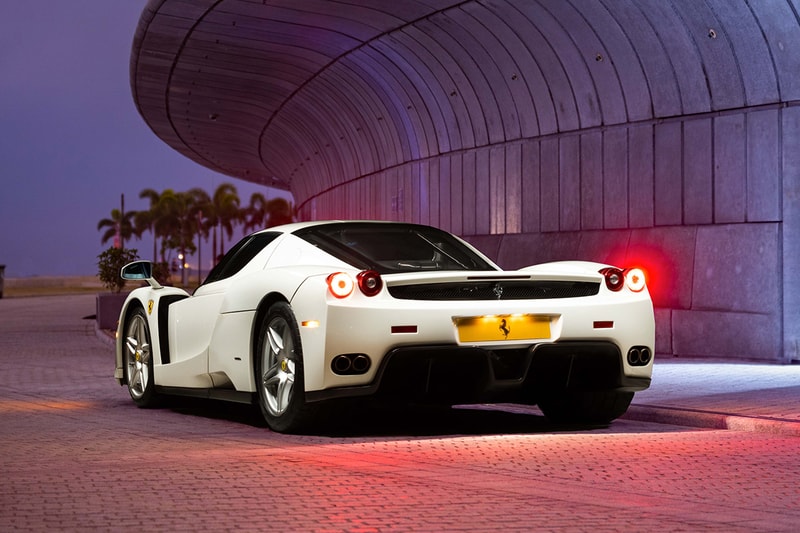 Ferrari Enzo One-Off White Bianco Avus Rare Limited Edition Modern Classic Supercar RM Sothebys Auction For Sale