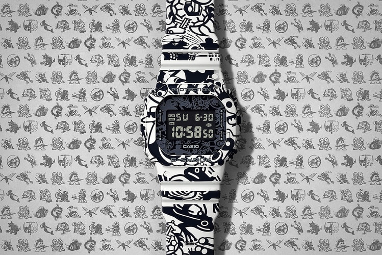 G-SHOCK Revives Caseback Characters For Camouflage DW-5600GU-7