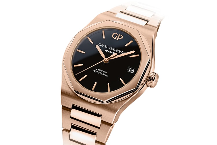 Girard-Perregaux Set To Drop Full 18K Pink Gold Laureato With Onyx Dial