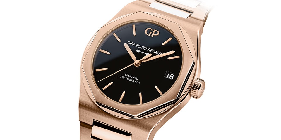 Girard-Perregaux Set To Drop Full 18K Pink Gold Laureato With Onyx Dial