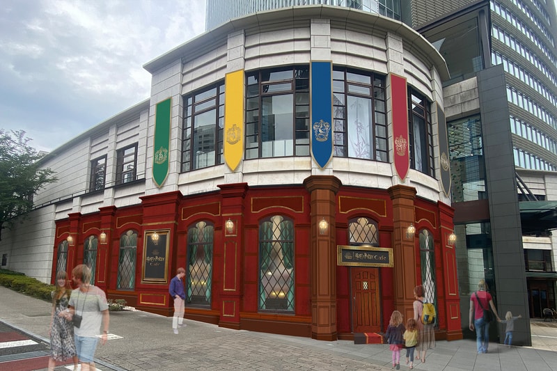 Harry Potter Cafe Tokyo opening news jk rowling wizards books fantasy magic ron hermione Japan  