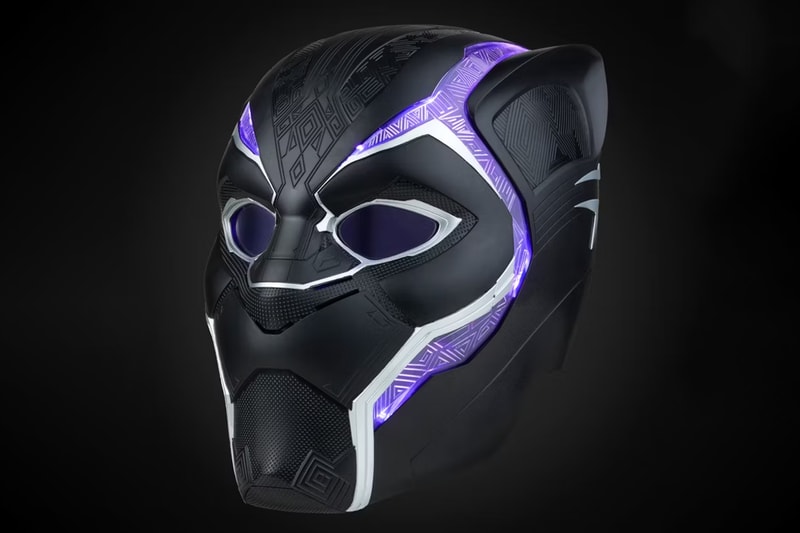 hasbro pulse marvel studios cinematic universe black panther wakanda forever electronic helmet vibranium toy collectible 