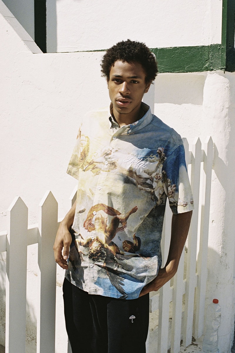 Hélas Catalonia Drop 1 SS22 coastal summer spring 2022 sol block tendo jerseys jacket blu caps hats mafiosi icarus shirts slides release info date price
