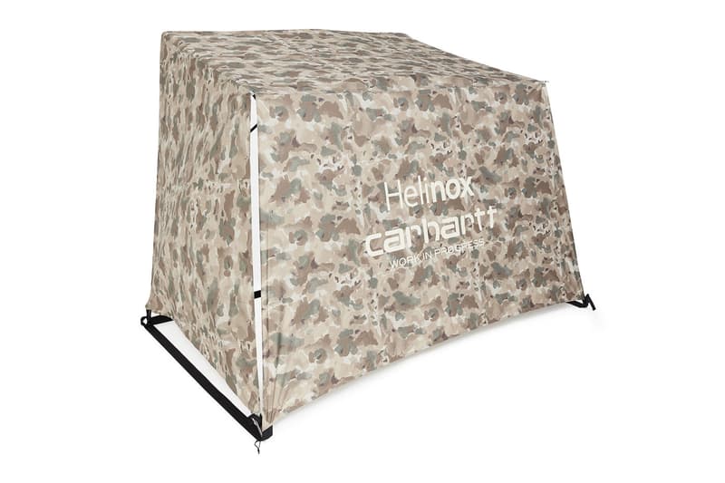 Helinox carhartt wip spring summer 2022 portable sunset chair workspace canopy cacmo tide tactical field box shade release info date price