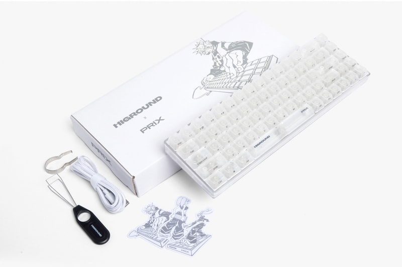 PRIX and Higround Craft a Translucent Mechanical Keyboard