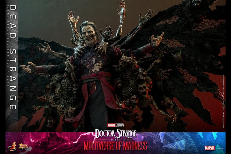 marvel studios hot toys collectibles 1 6th scale doctor strange in the multiverse of madness zombie dead undead 