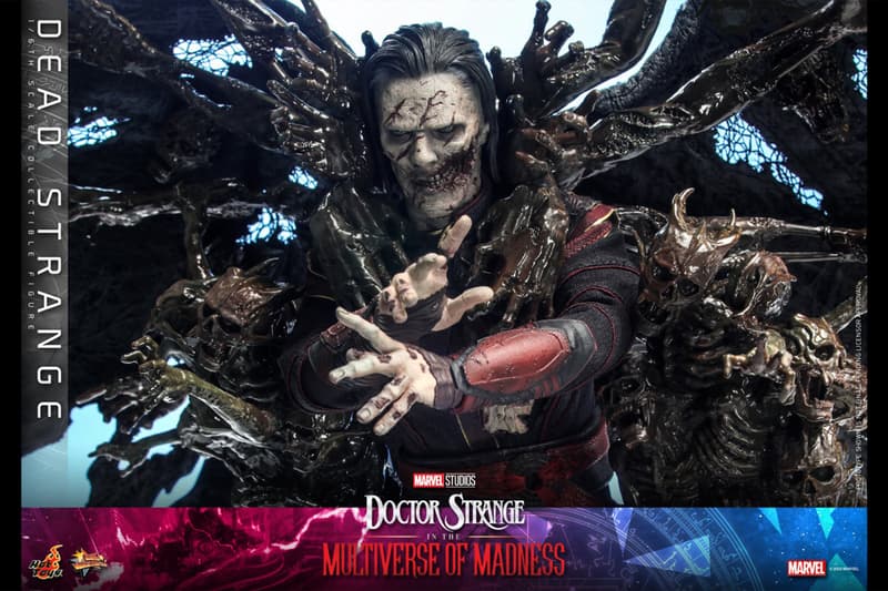 marvel studios hot toys collectibles 1 6th scale doctor strange in the multiverse of madness zombie dead undead 