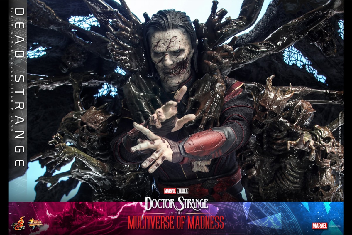 marvel studios hot toys collectibles 1 6th scale doctor strange in the multiverse of madness zombie dead undead 