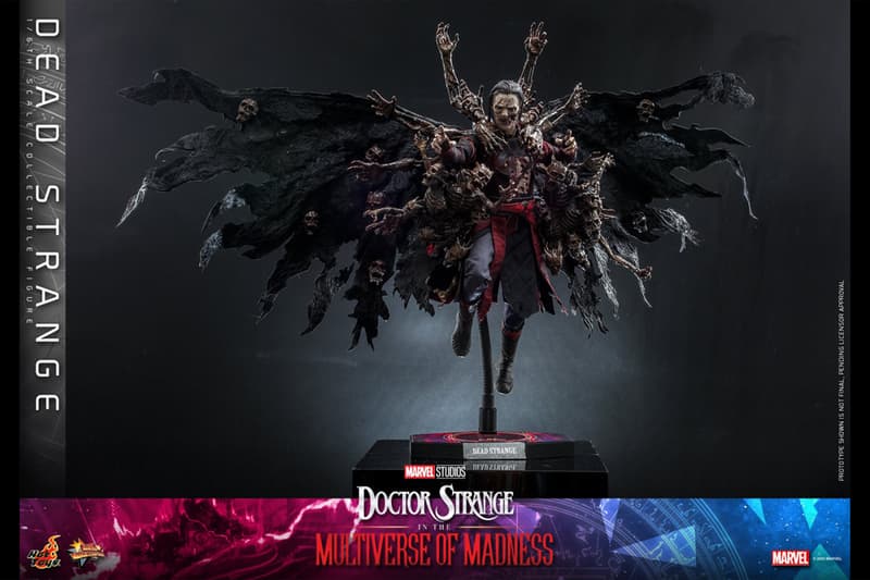 marvel studios hot toys collectibles 1 6th scale doctor strange in the multiverse of madness zombie dead undead 