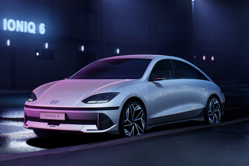 hyundai ioniq 6 series ev electric vehicle car global unveiling preview low drag prophecy concept production version 