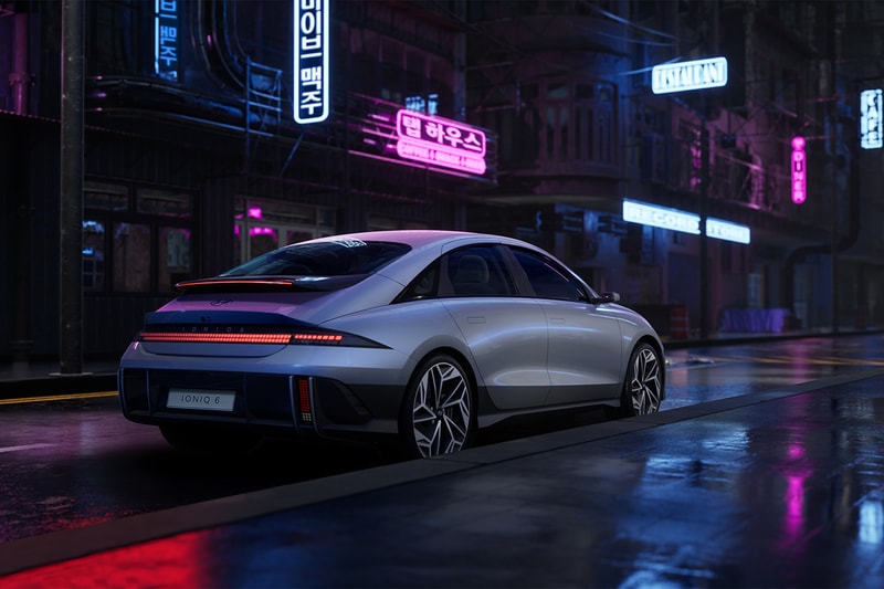 hyundai ioniq 6 series ev electric vehicle car global unveiling preview low drag prophecy concept production version 