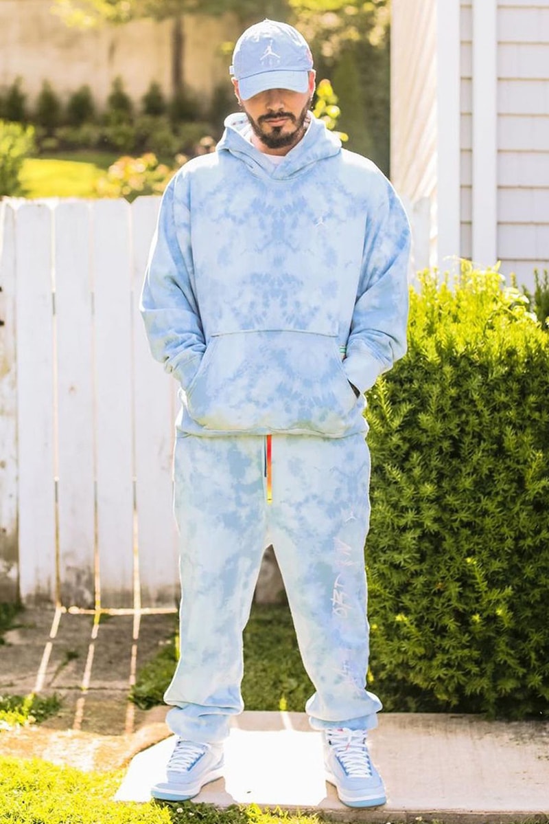 j balvin jordan brand sky clouds hoodie sweatpants release info date store list buying guide photos price 