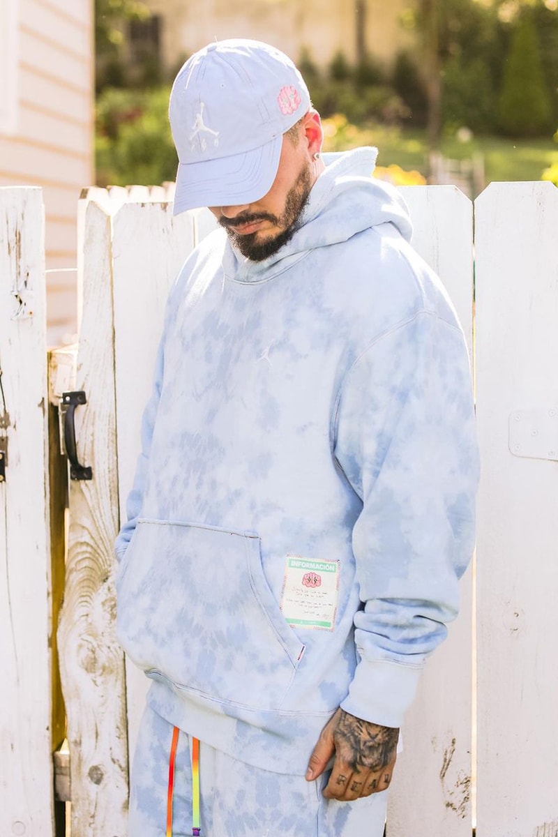 j balvin jordan brand sky clouds hoodie sweatpants release info date store list buying guide photos price 