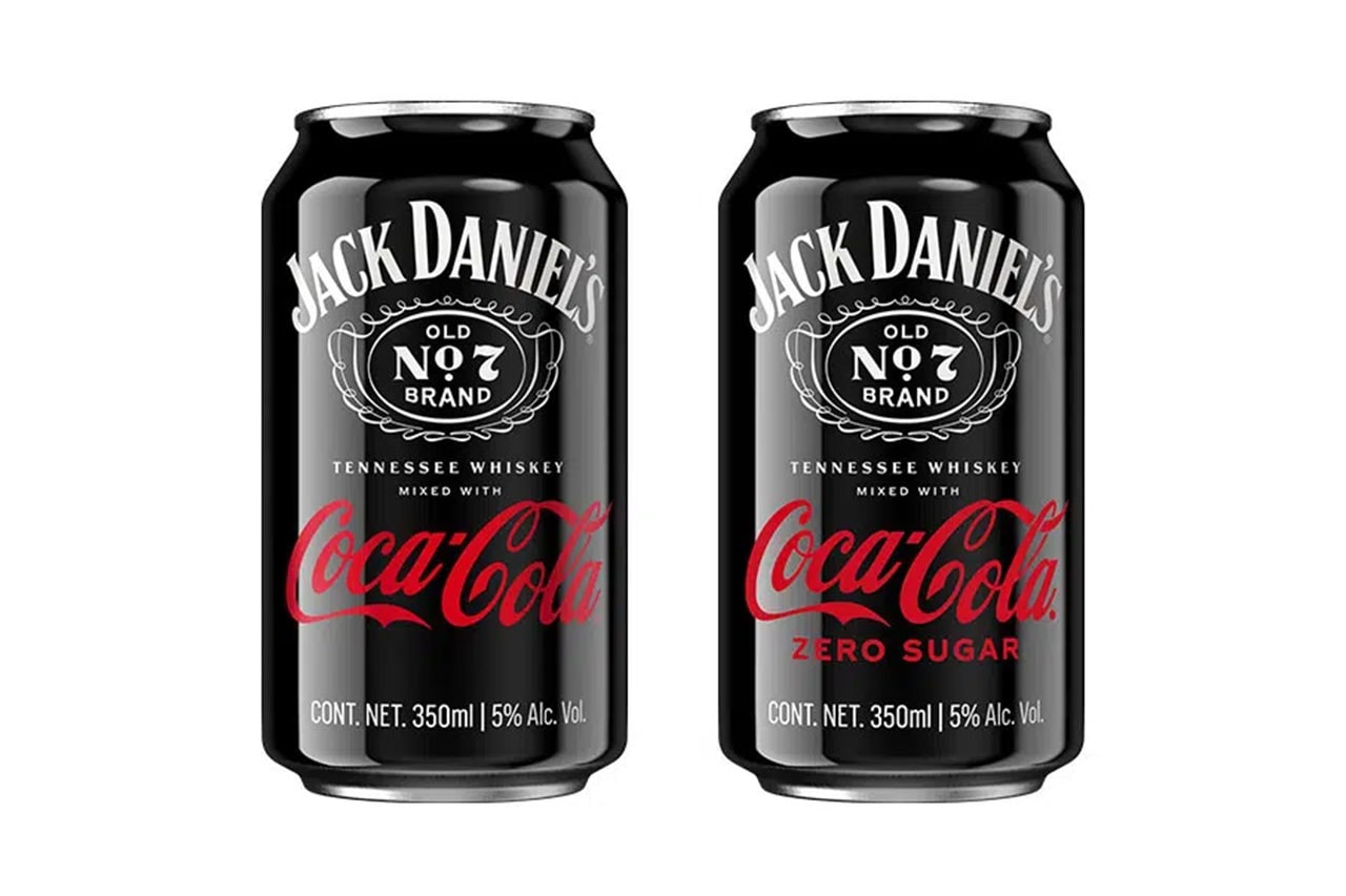Jack Daniels Coca-Cola Jack and Coke Zero official can release alcohol Tennessee whiskey