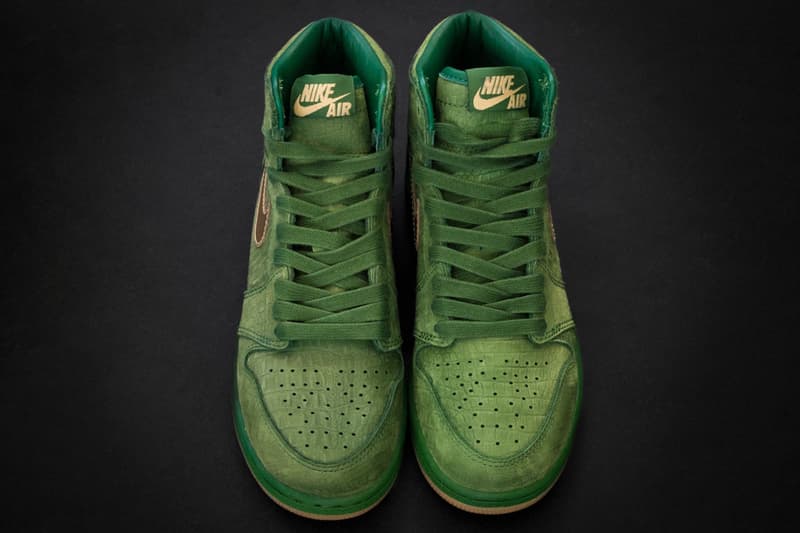 Jasmine Jordan Air Jordan 1 Green Croc PE Pictures info release date