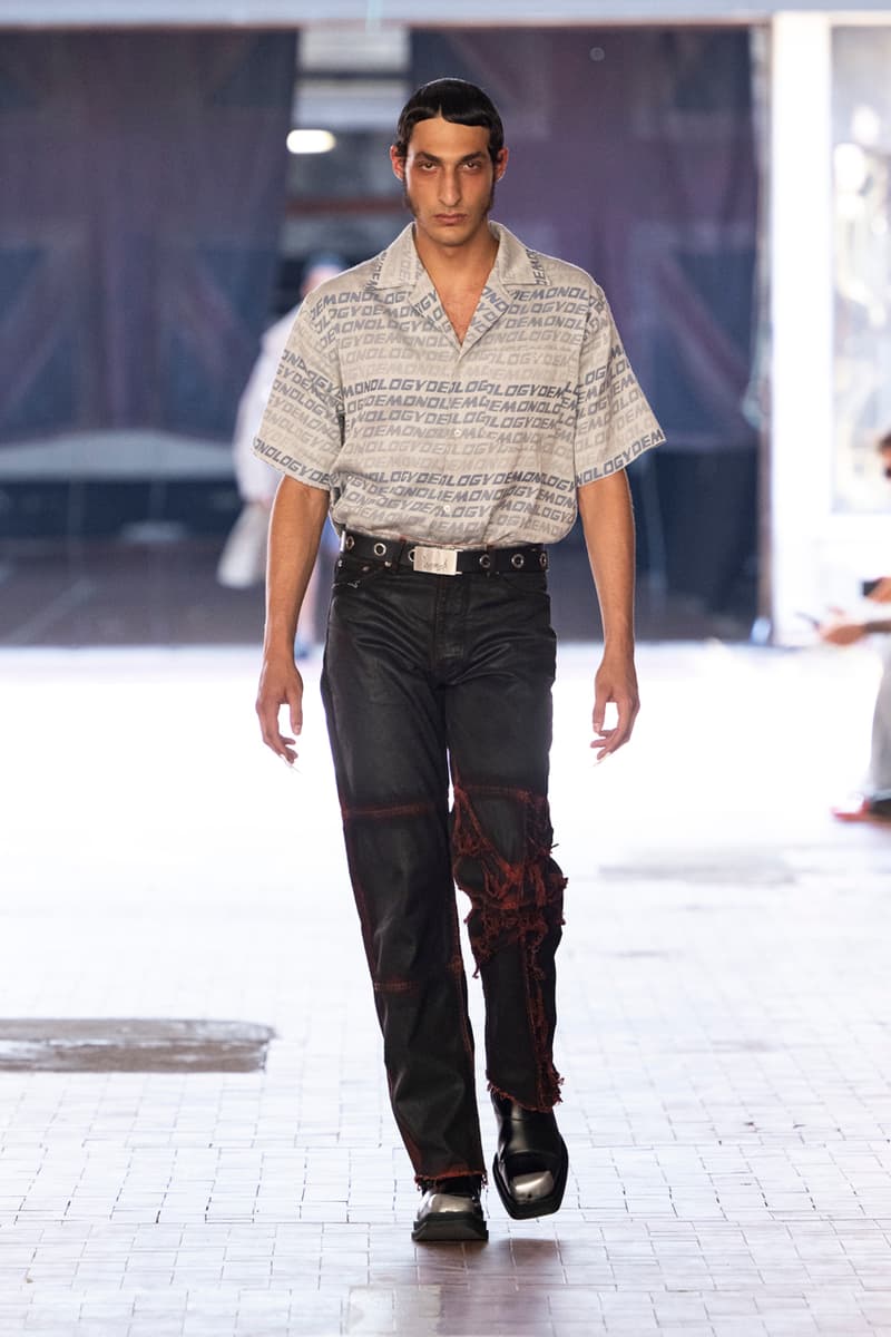 JORDANLUCA Spring/Summer 2023 Runway "SABOTAGE" Collection Milan Fashion Week Jordan Bowen Luca Marchetto