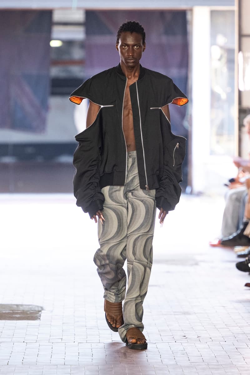 JORDANLUCA Spring/Summer 2023 Runway "SABOTAGE" Collection Milan Fashion Week Jordan Bowen Luca Marchetto