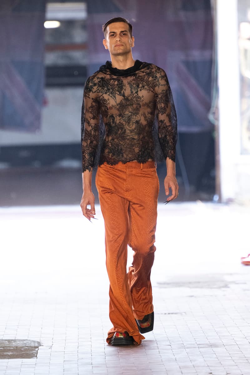 JORDANLUCA Spring/Summer 2023 Runway "SABOTAGE" Collection Milan Fashion Week Jordan Bowen Luca Marchetto